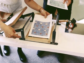 ウィリアム・モリスの活版印刷体験